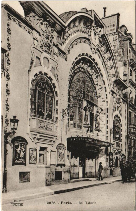 Carte postale ancienne Bal Tabarin à Paris 9e