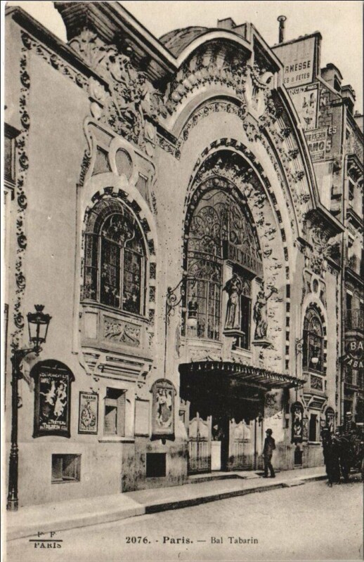 Carte postale ancienne Bal Tabarin à Paris 9e