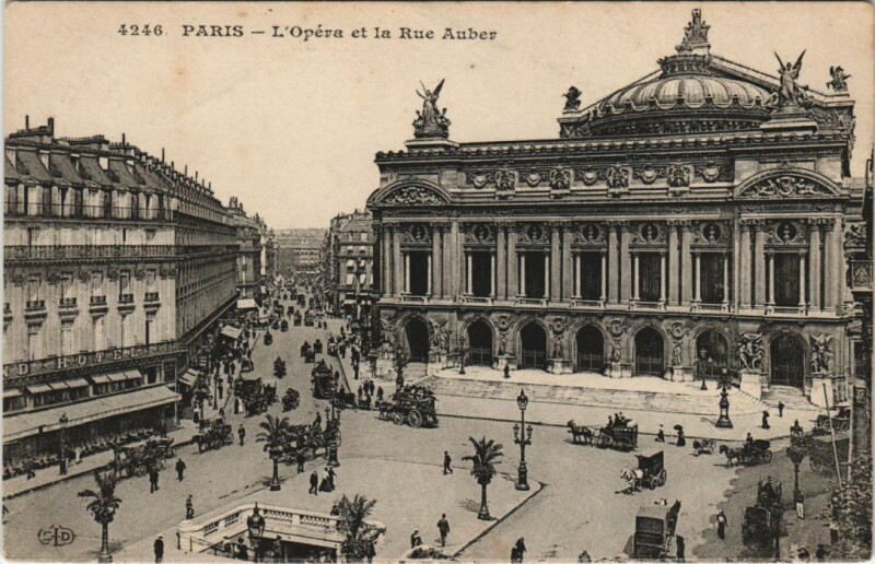 Carte postale ancienne Paris 9e L'Opéra