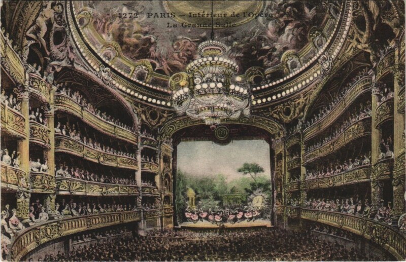 Carte postale ancienne Paris 9e L'Opéra