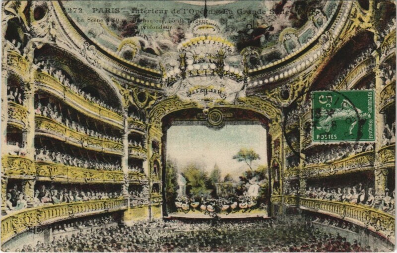 Carte postale ancienne Paris 9e L'Opéra