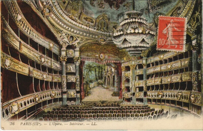 Carte postale ancienne Paris 9e L'Opéra
