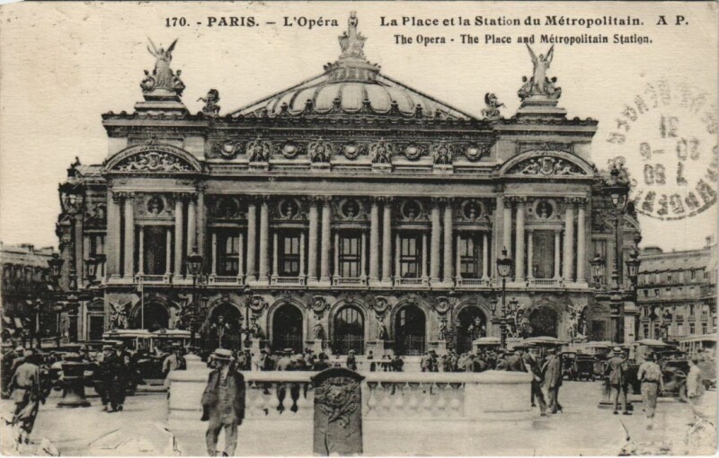 Carte postale ancienne Paris 9e L'Opéra