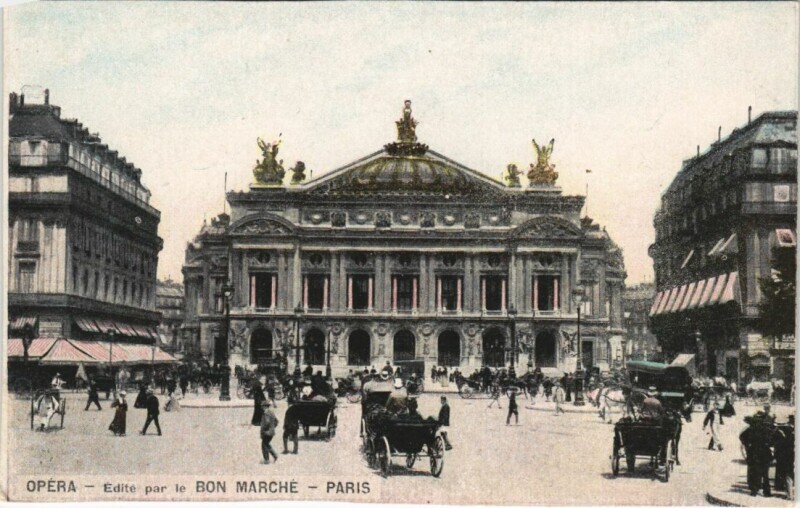 Carte postale ancienne Paris 9e L'Opéra