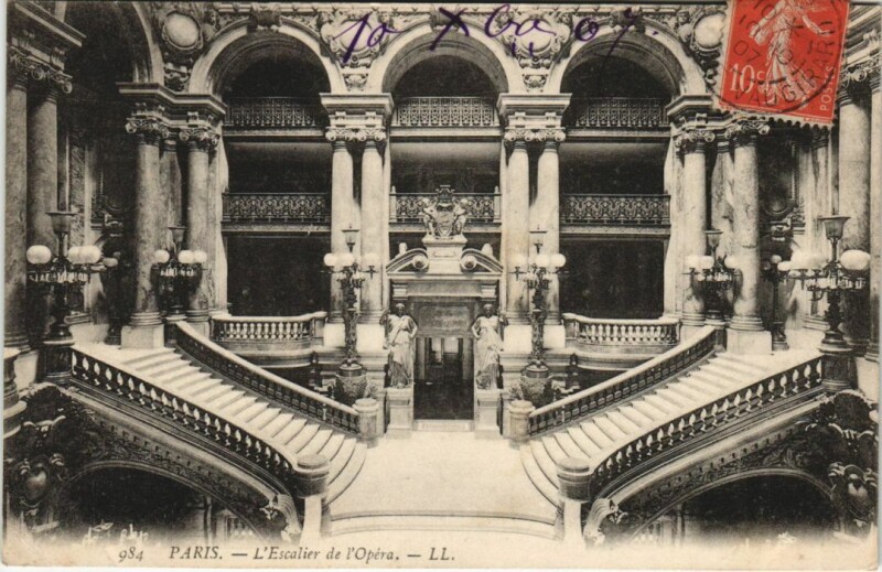 Carte postale ancienne Paris 9e L'Opéra