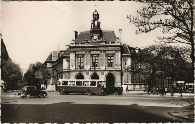 Carte postale ancienne Paris 20e Le Mairie