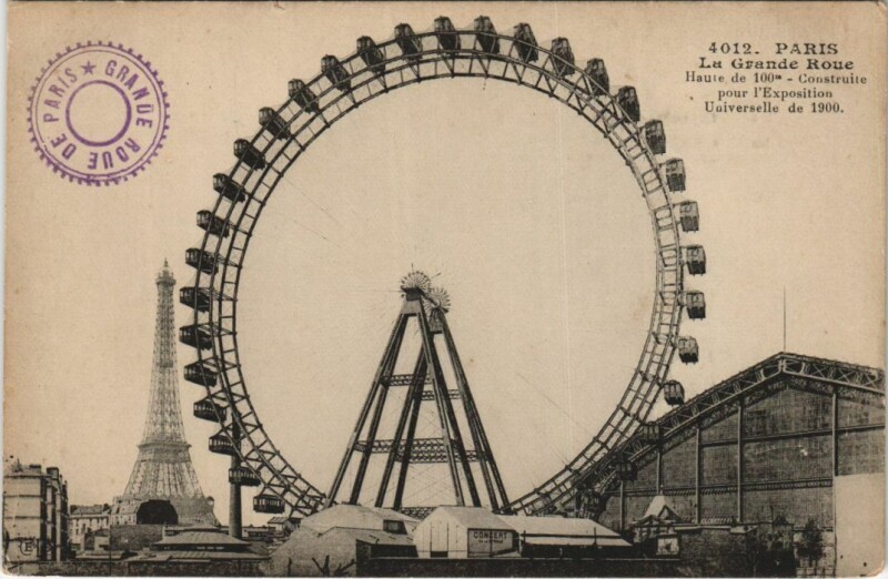 Carte postale ancienne La Grande-Roue à Paris 15e