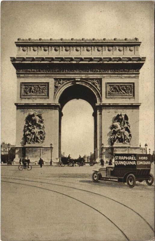 Carte postale ancienne Paris 17e Arc de Triomphe de l'Etoile