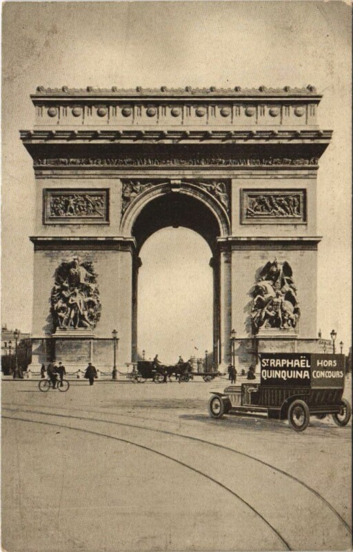 Carte postale ancienne Paris 17e Arc de Triomphe de l'Etoile