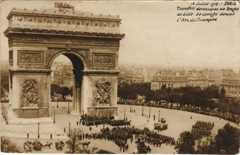 Carte postale ancienne Paris 17e Arc de Triomphe de l'Etoile