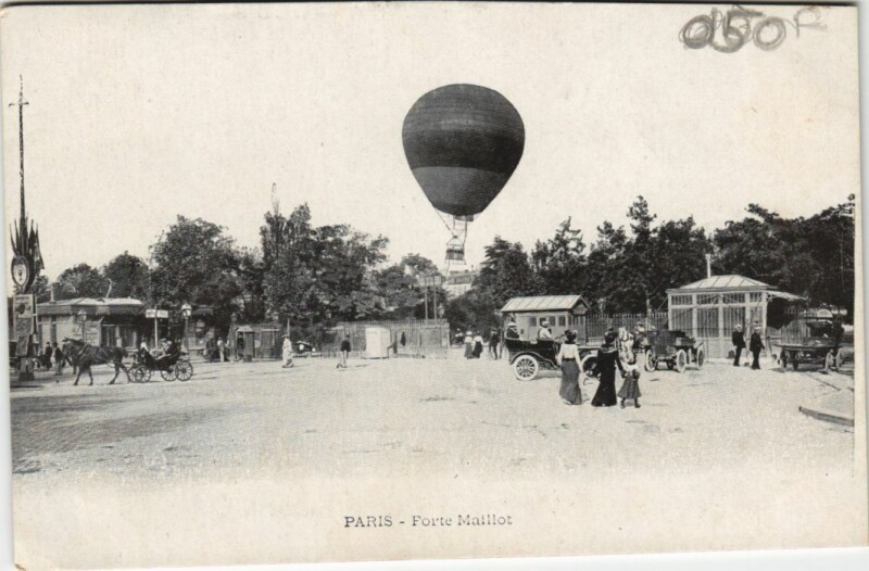 Carte postale ancienne Porte Maillot à Paris 16e