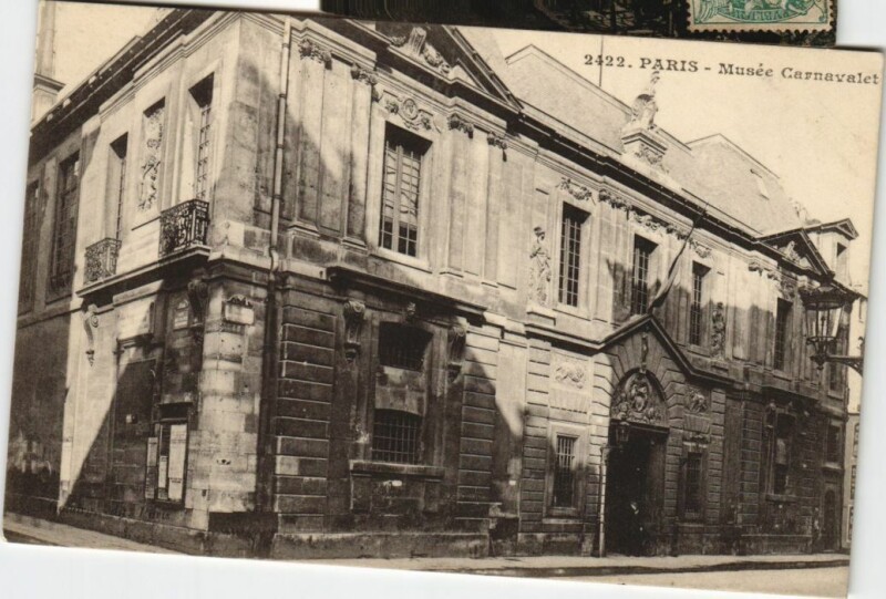 Carte postale ancienne Paris 3e Musée carnavalet