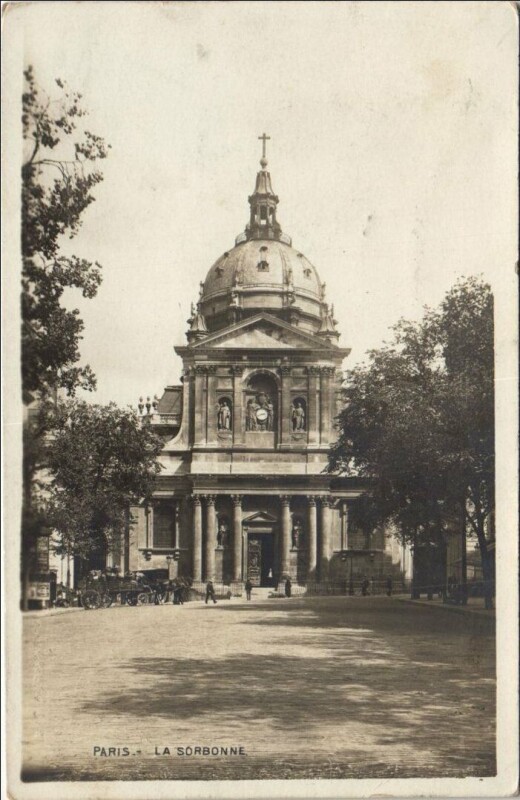 Carte postale ancienne Paris 5e Eglise de la Sorbonne