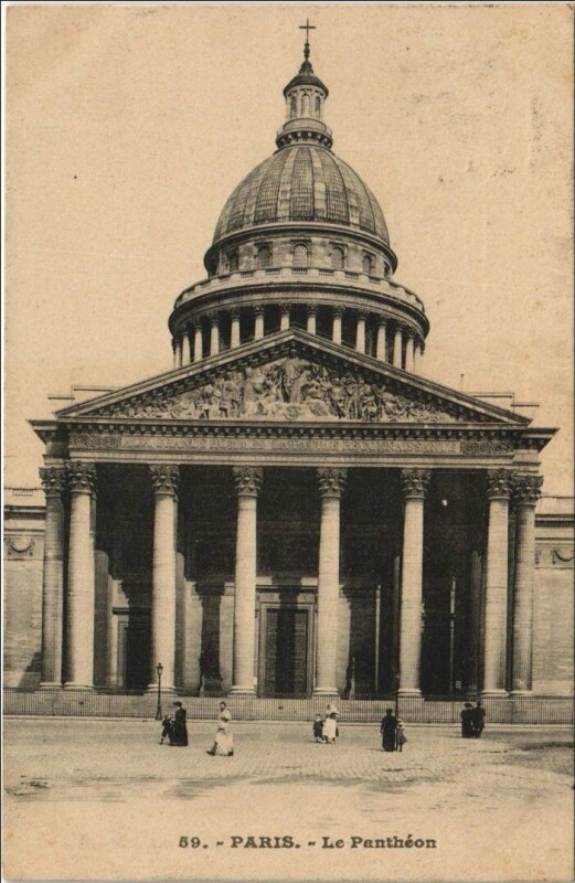 Carte postale ancienne Paris 5e Le Panthéon