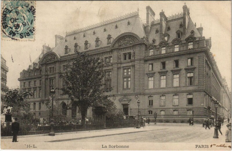 Carte postale ancienne Paris 5e La Sorbonne
