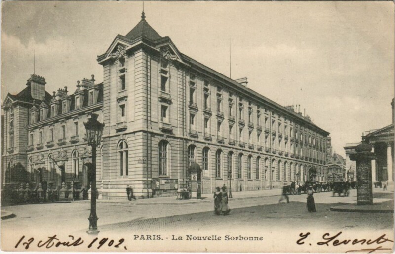 Carte postale ancienne Paris 5e La Sorbonne