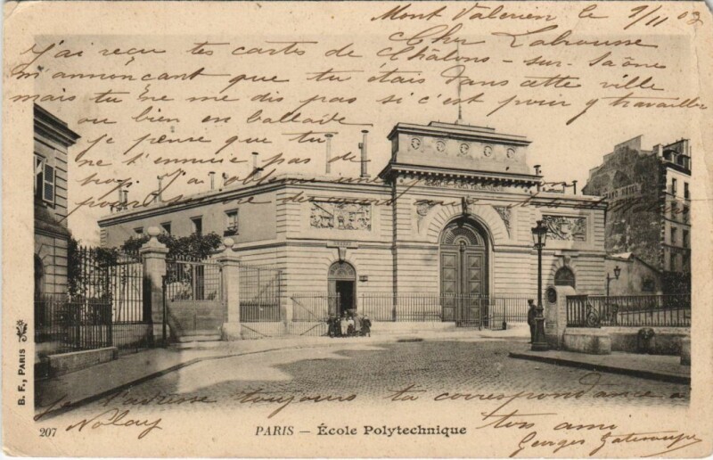 Carte postale ancienne Paris 5e Ecole Polytechnique