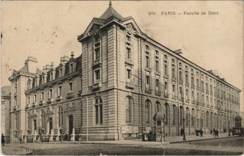 Carte postale ancienne Paris 5e Faculté de Droit