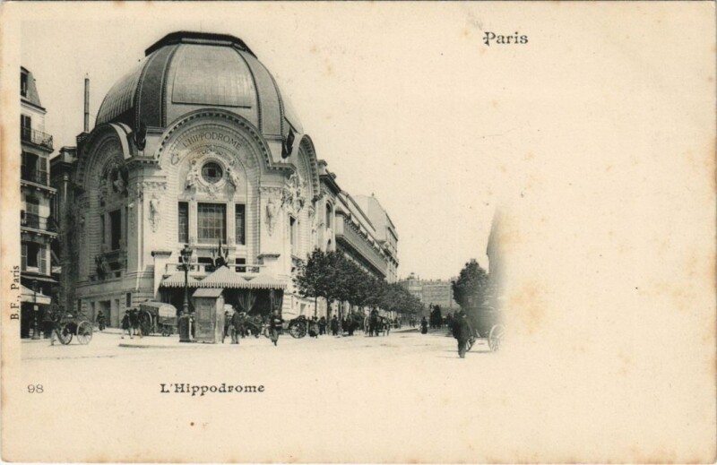 Carte postale ancienne L'Hippodrome à Paris 18e