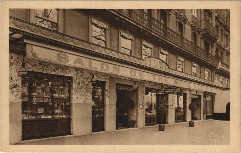 Carte postale ancienne Boulevard Malesherbes - Salon de Thé Restaurant Félix Potin à Paris 8e