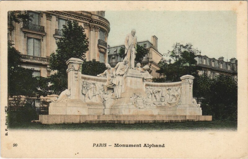 Carte postale ancienne Monument Alphand à Paris 16e