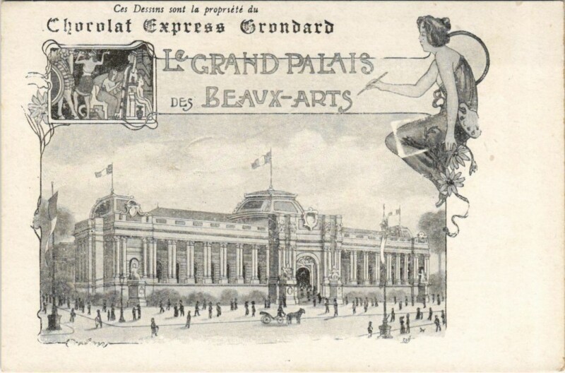 Carte postale ancienne Paris 8e Le Grand Palais
