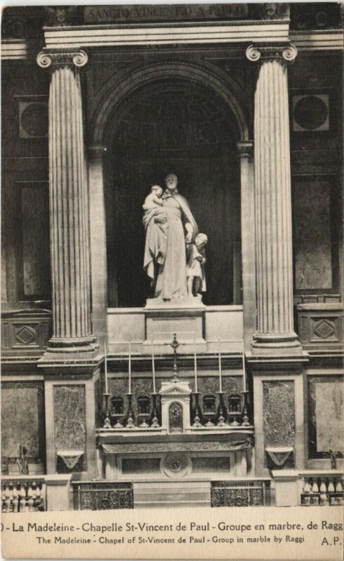 Carte postale ancienne Paris 8e La madeleine
