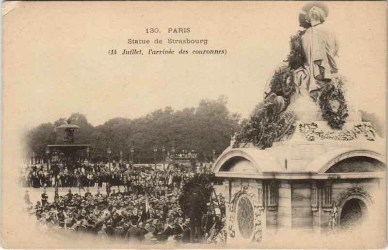 Carte postale ancienne Paris 8e Place de la Concorde