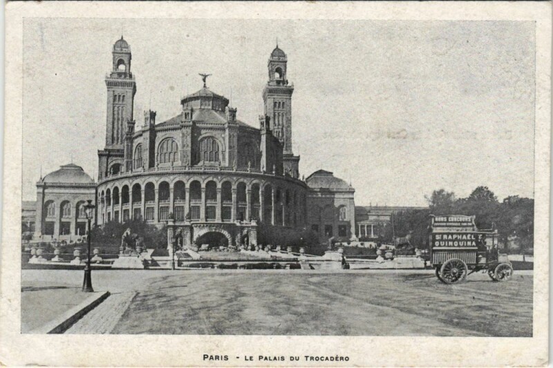 Carte postale ancienne Paris 16e Le Trocadéro