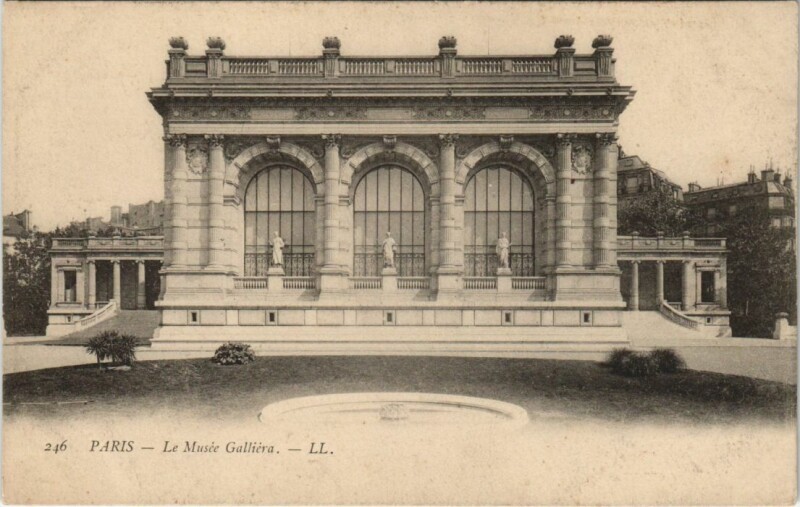 Carte postale ancienne Le Musée Galliéra à Paris 16e