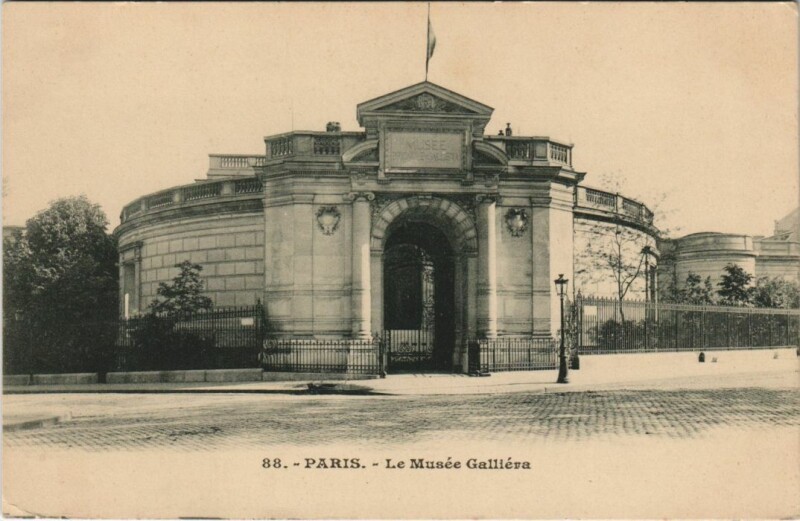 Carte postale ancienne Le Musée Galliéra à Paris 16e