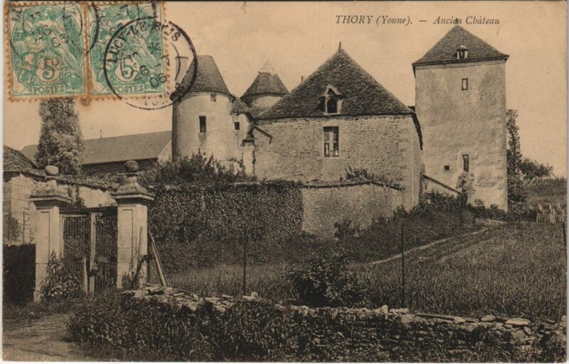 Carte postale ancienne Thory Ancien Chateau à Thory
