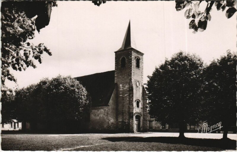 Carte postale ancienne Veron L'Eglise