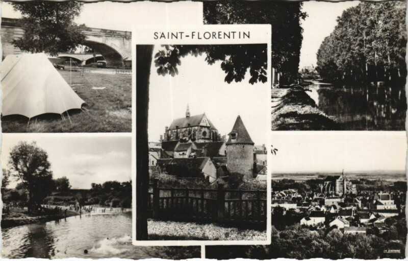Carte postale ancienne Saint-Florentin Divers Aspects - Scenes à Saint-Florentin