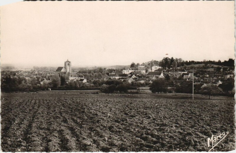 Carte postale ancienne Seignelay Vue Generale à Seignelay