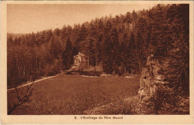 Carte postale ancienne Abbaye de Sainte-Marie de la Pierre-qui-Vire - L'Ermitage