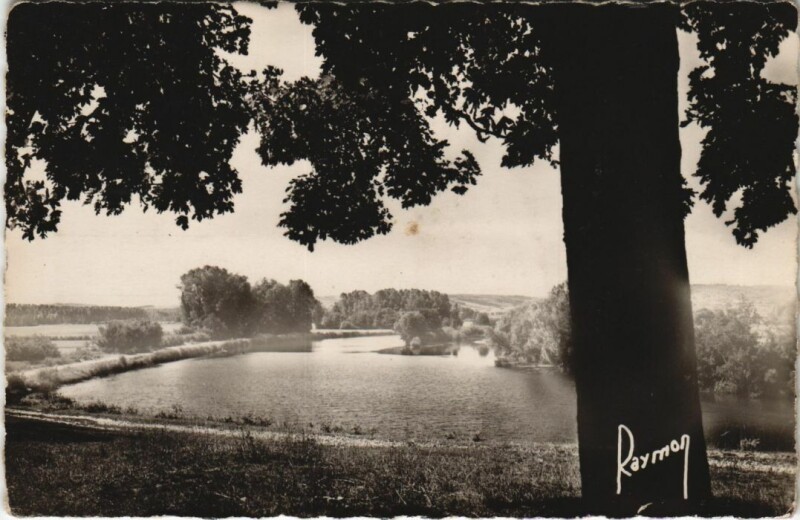 Carte postale ancienne Serbonnes Les Bords de l'Yonne à Serbonnes