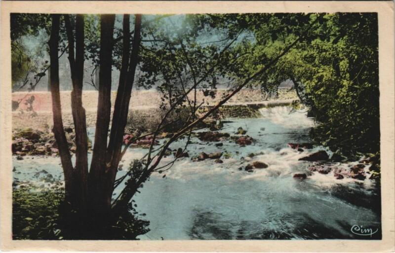 Carte postale ancienne Vermenton Les Iles - Les Petits Bouillons à Vermenton