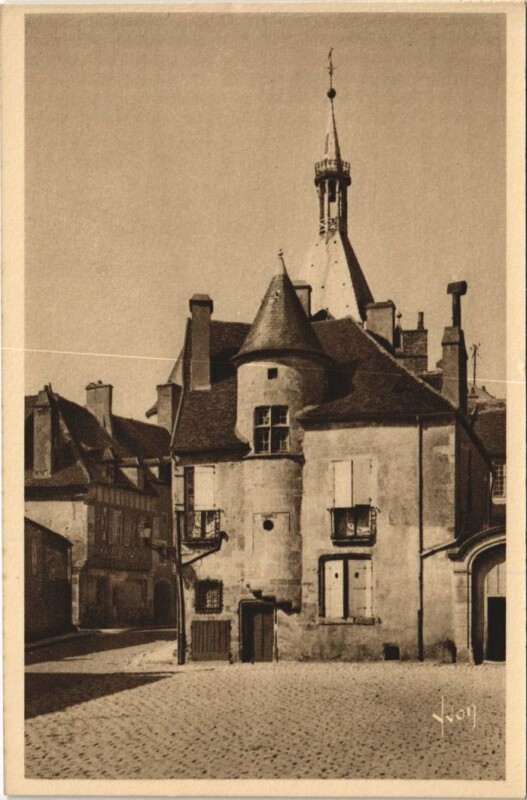 Carte postale ancienne Avallon Maison du Xv. Siecle à Avallon