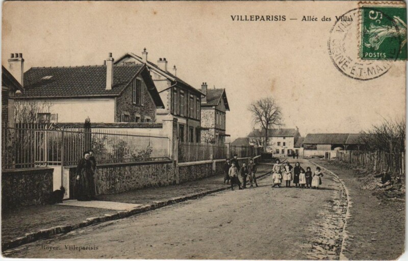 Carte postale ancienne Villeparisis Allée des Villas à Villeparisis