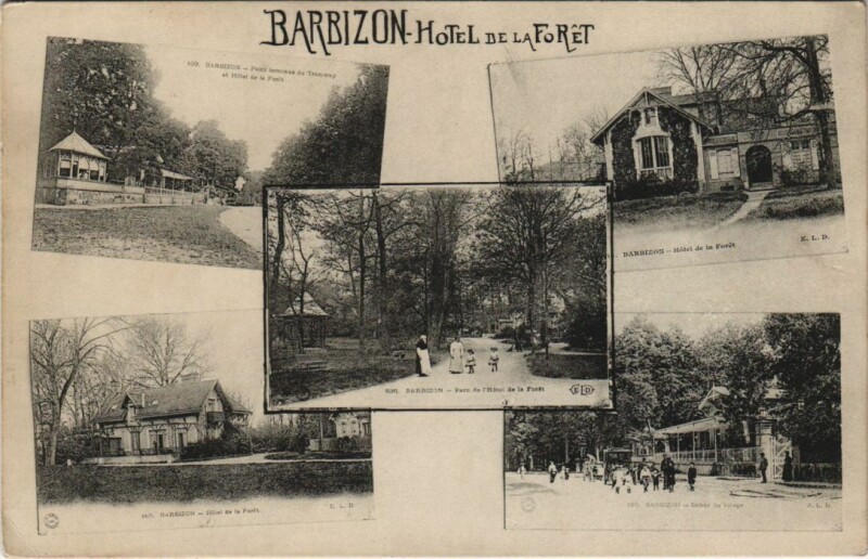 Carte postale ancienne Barbizon hotel de la Foret à Barbizon