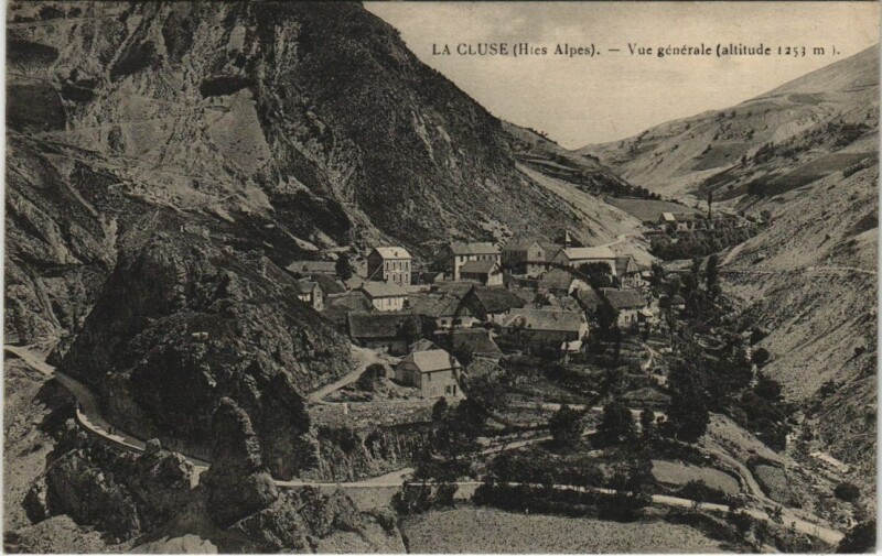 Carte postale ancienne La Cluse Vue Generale