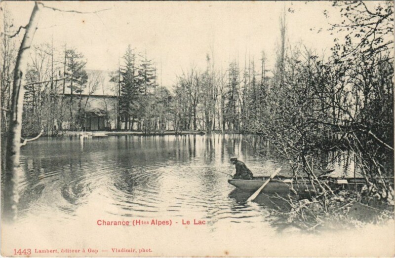 Carte postale ancienne Charance - Le Lac