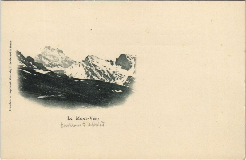 Carte postale ancienne Le Mont-Viso