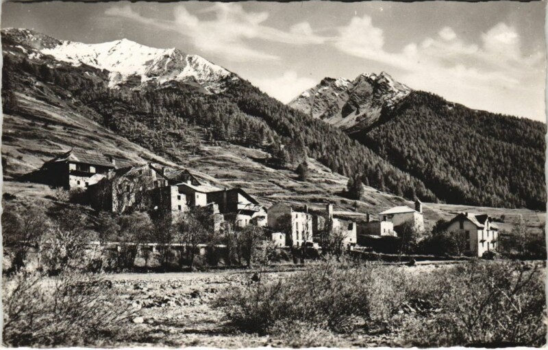 Carte postale ancienne L'Echalp Vue Generale - Environs d'Abries