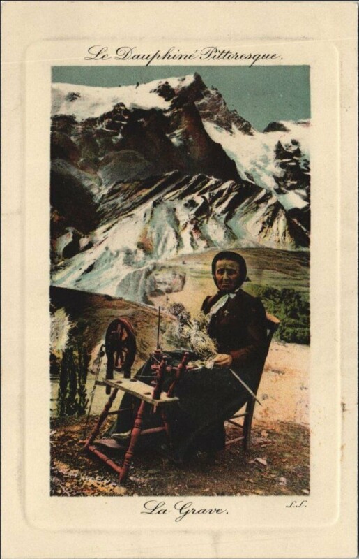 Carte postale ancienne La Grave Femme - Type à La Grave