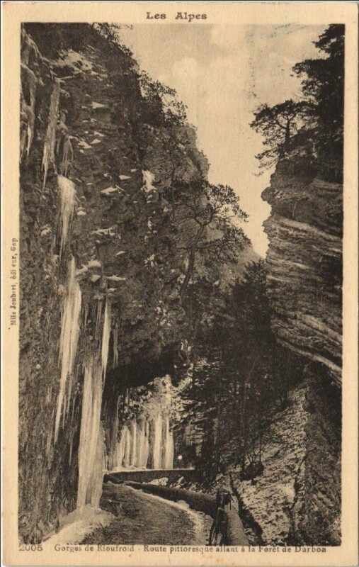 Carte postale ancienne Gorges de Rieuford