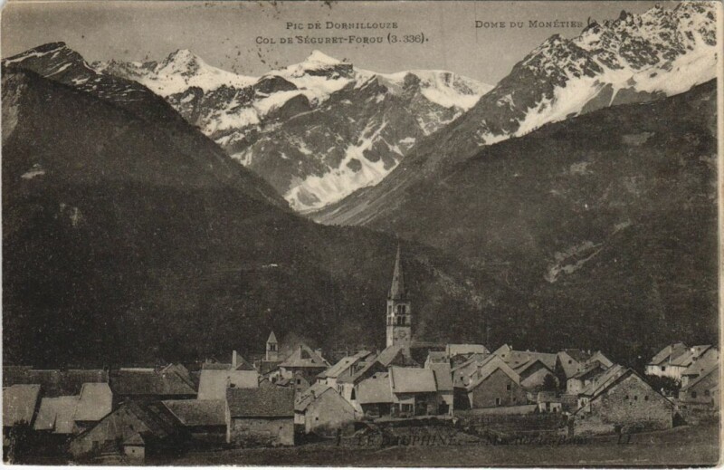 Carte postale ancienne Le Monetier-les-Bains Vue Generale