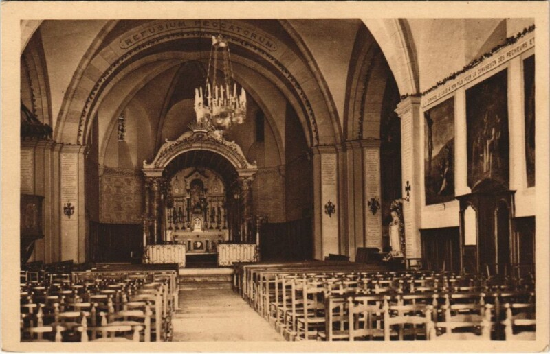 Carte postale ancienne Saint-Etienne-Le-Laus Notre-Dame du Laus - Basilique