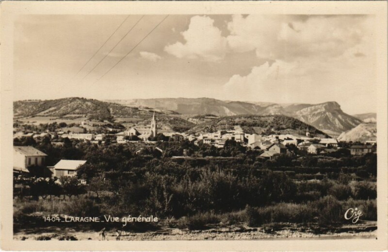 Carte postale ancienne Laragne Vue Generale